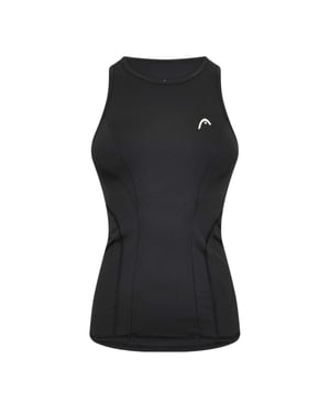 Head Vrouwen/dames Racerback Tank Top (Zwart)