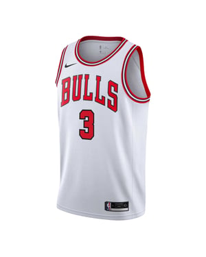 Nike Kinderen Swingman Chicago Bulls Mouwloos Basketbalshirt (Wit)