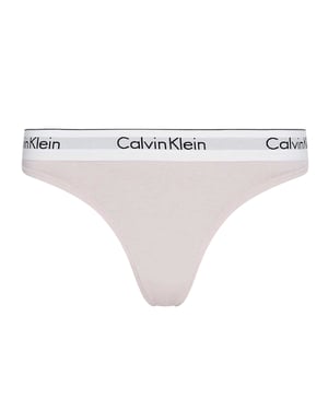 Calvin Klein Dames/Dames Logo Katoenmix String (Roze)