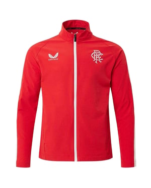 Castore Heren Rangers FC Lange Mouwen Track Jacket (Rood)