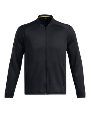 Under Armour Curry-reisjas voor heren met vochtafvoerende raglanmouwen (Drievoudig zwart)