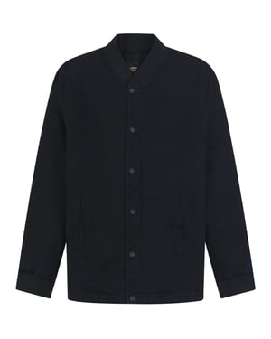 Lyle & Scott Bomberjacka med krage för män (Mörkblått)