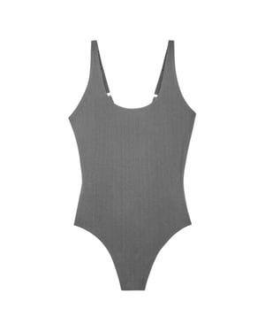 Wolford Dames/Dames Rib Gebreide Bodysuit (Rook)