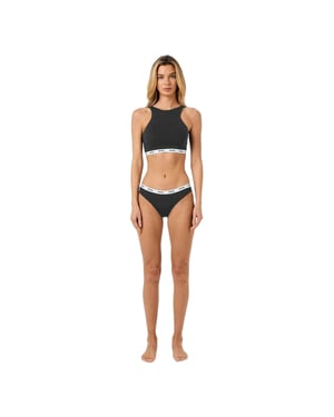 Lonsdale Dames/Dames Katoenen Sportbeha (Zwart)