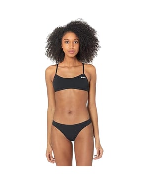 Nike Dames Racerback Bikini Set (Zwart)