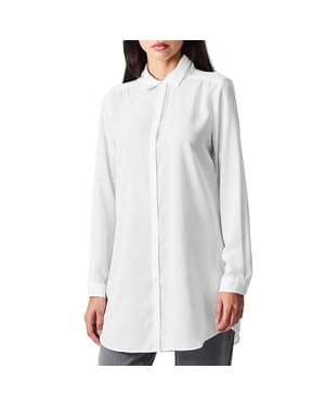 Vila Vilucy-blouse met lange mouwen voor dames (normaal model) (Sneeuwwitje)