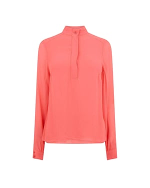 Ted Baker Dames/Dames Kraagloos Relaxed Fit Overhemd (Koraal)
