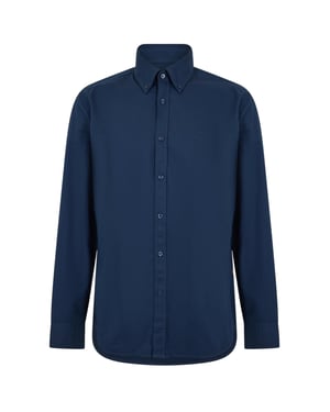 Boss Rickert Oxford-overhemd met lange mouwen voor heren (Blauw)