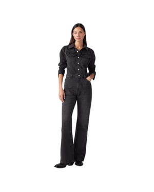 Levis Jumpsuit i jeanstyg för damer/damer (Svart)