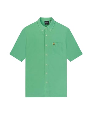 Lyle & Scott Piqué-overhemd voor heren (Groen)