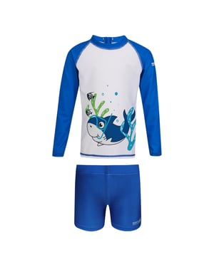 Regatta Kinderen/kleuters Luna de eenhoorn huidbeschermer (Hawaiiaans Blauw)