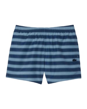 Lacoste Heren Zwembroek Gestreept (Blauw)