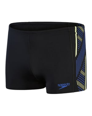 Speedo Tech Stripe-zwembroek voor heren (ZWART/BLAUW)