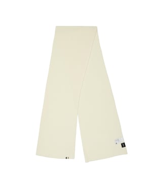 Boss Unisex Vuxen Lyarana Ribbstickad Halsduk (Vit)