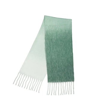 Pieces Ombre sjaal (Groen)