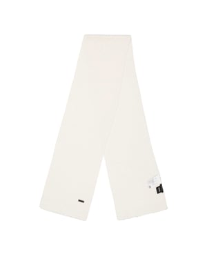 Boss Albas Gebreide MidWeg Sjaal (Wit)