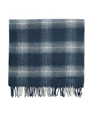 Lyle & Scott Winter Sjaal van lamswolmix (Zwart)