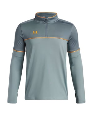 Boys Under Armour Training Quarter Zip Juniors in Jasper Blue