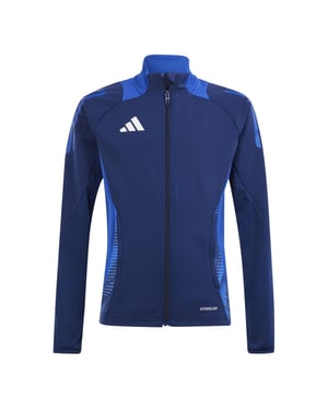 Boys adidas Tiro24 Kids Funnel Neck Raglan Sleeve Athletic Top in Navy Blue