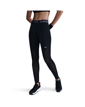 Women's Nike W NP DF MR TIGH in Black/Cool Grey
