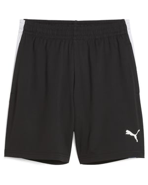 Boys Puma Individualliga Training Football Shorts in Blk-Wht-UltrBlu