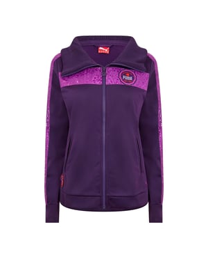 Women's Puma Fabric Track Jacket Womens in Purple