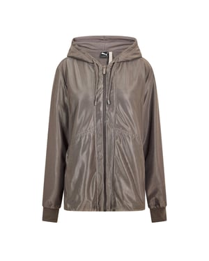 Women's Puma Hooded Jacket Womens in Purple