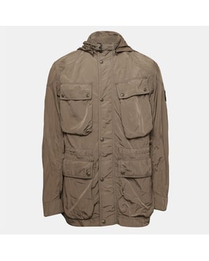 Men's Belstaff Stowmaster Softshell Jacket in Dark Khaki