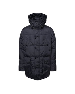 Men's Belstaff Signal Parka in Dark Ink