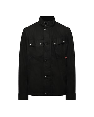 Men's Belstaff Beat Waxed Jacket in Black