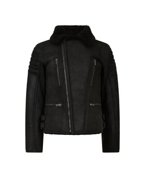Men's Belstaff Fraser Leather Jacket in Black