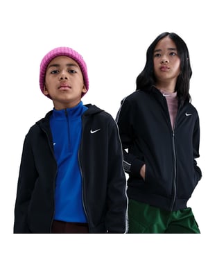 Boys Nike K Nsw Df Club+ in Black/Black/Whi