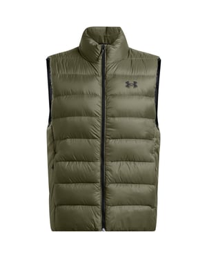 Men's Under Armour Armour Legend Down Vest Gilet Mens in Green