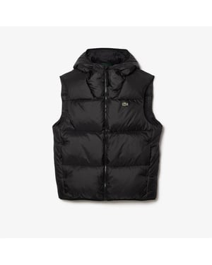 Men's Lacoste Gilets in Black