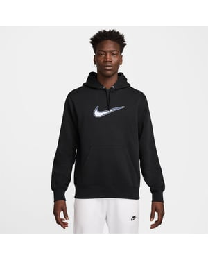 Men's Nike M Nk Clb Bb Hdy in Black/Black/Bla