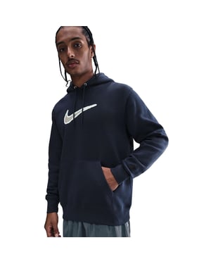 Men's Nike M Nk Clb Bb Hdy in Obsidian/Obsidi