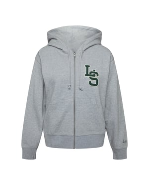 Women's Levis Long Sleeve Zp in Heather Grey