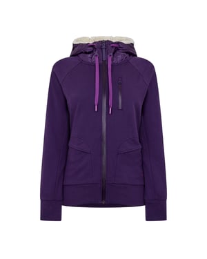 Women's Puma (13) Zip Through Hoodie Womens in Purple
