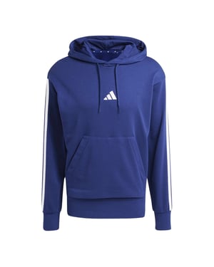 Men's adidas M 3s Ft Hoody in Dark Blue/White