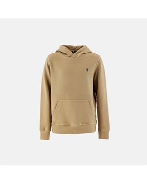 Boys G Star Hooded Neck Long Sleeve Kangaroo Pocket Sweater in Lion