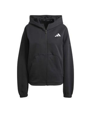 Women's adidas W Fi Sl FulL-Zipullover Hoody in Black
