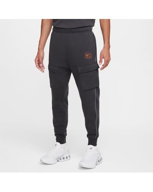 Men's Nike NSW SW AIR CARGO PANT FLC BB in Anthracite