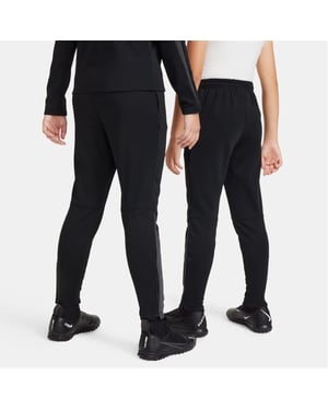 Boys Nike Acad Solid Patterned Slim Track Pants in Black Reflect