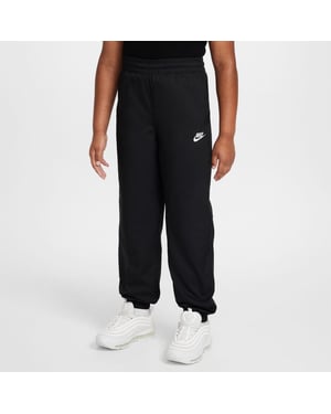 Boys Nike K Nsw Clb Wvn J in Black/White