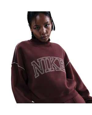 Women's Nike Phnx Speed Crew Ld54 in Burgundy Crush