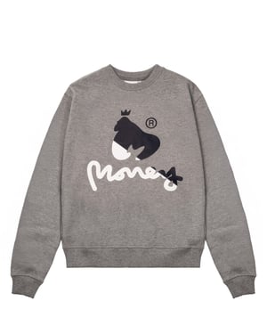 Boys Money Chenille Crew Jnr in Grey