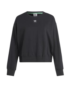 Women's adidas Originals Slim Fit Long Sleeve Sweatshirt in Black