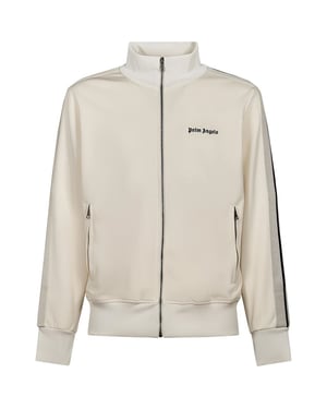 Men's Palm Angels Classic Logo Tracksuit Top in Butter Black