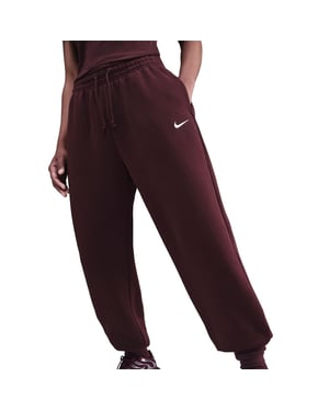 Women's Nike Phoenix Fleece Joggers in Burgundy Crush