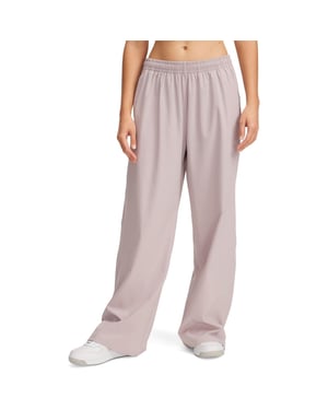 Women's Under Armour Rival Wide Leg pn in Gray